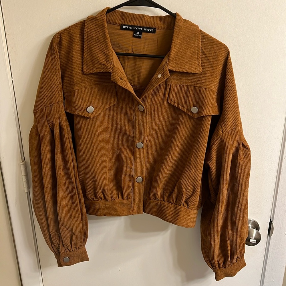 Women’s cropped shacket